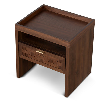 Bedside Table - Walnut