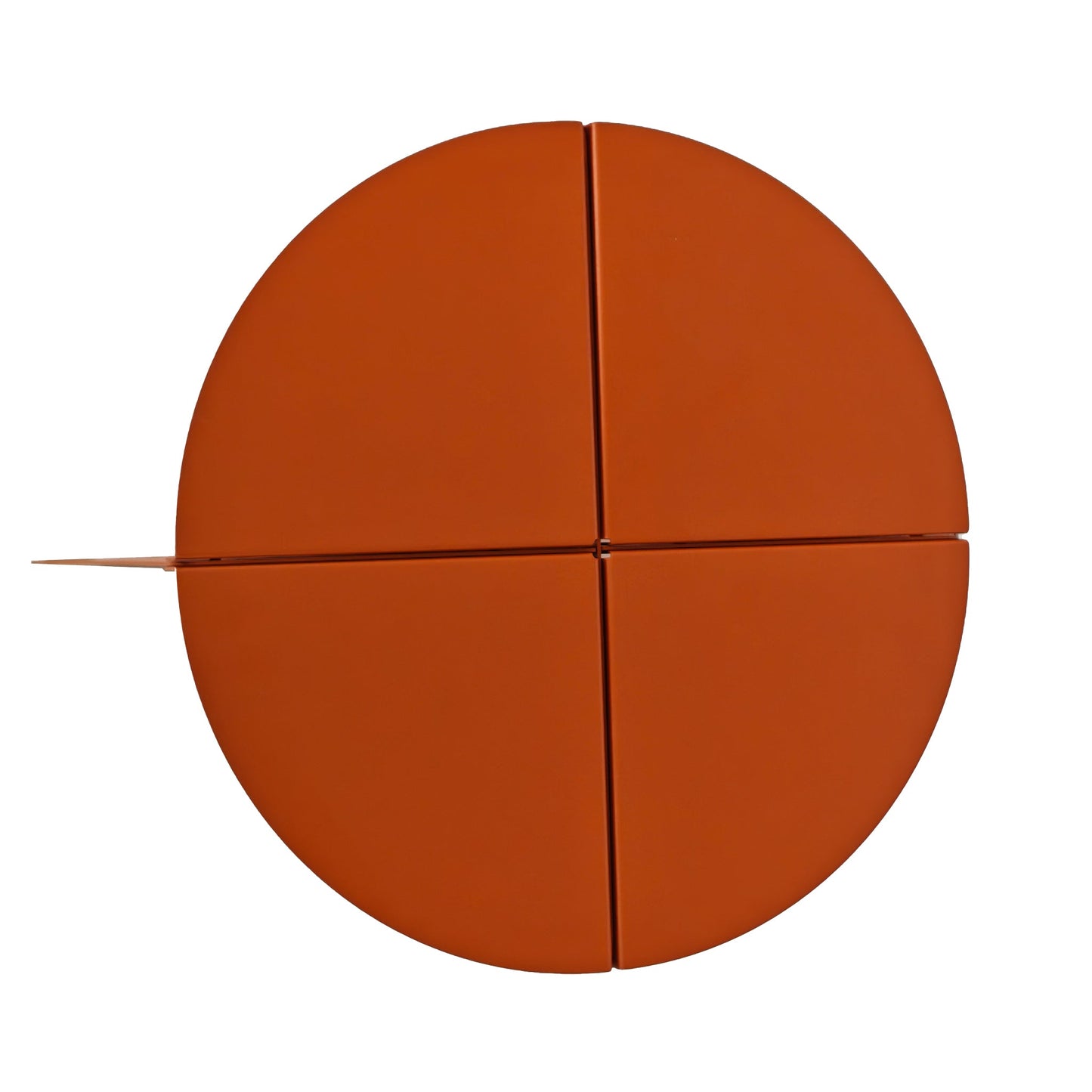 38cm Round Side Table - Terracotta