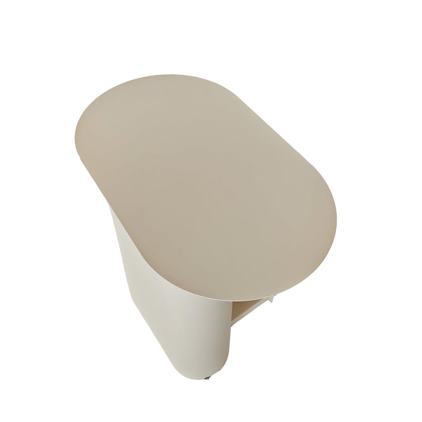 50cm Side Table - Ivory White