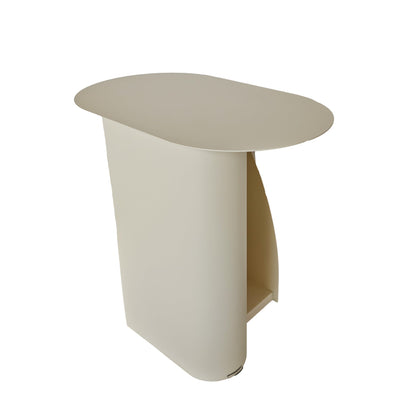 50cm Side Table - Ivory White