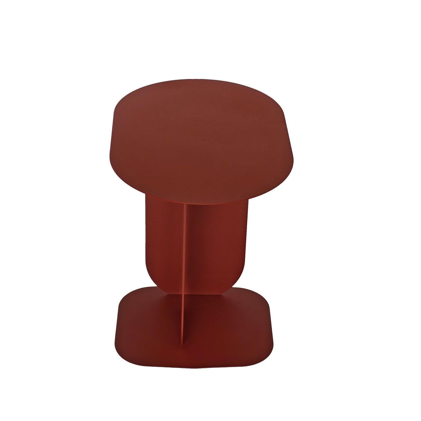 45cm Side Table - Burgundy Red