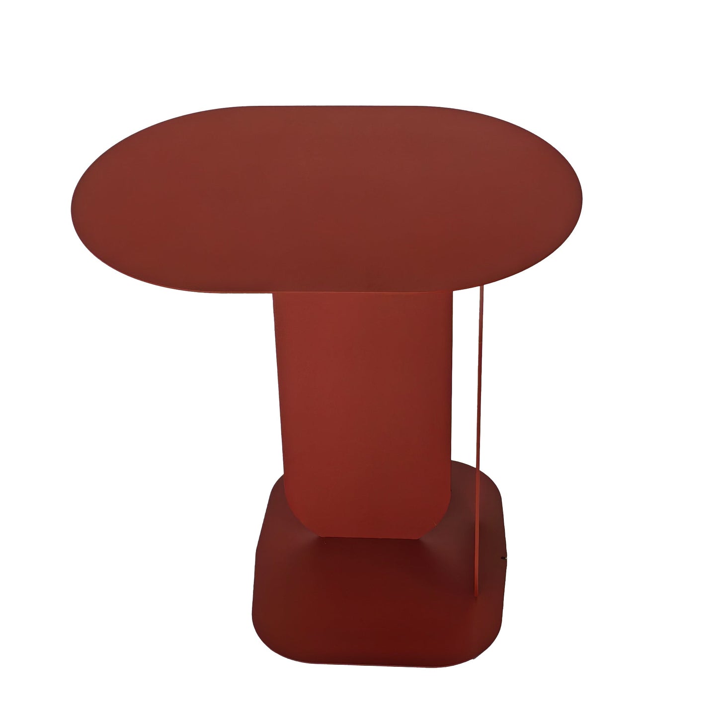 45cm Side Table - Burgundy Red