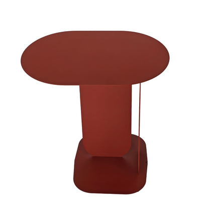 45cm Side Table - Burgundy Red