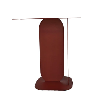 45cm Side Table - Burgundy Red