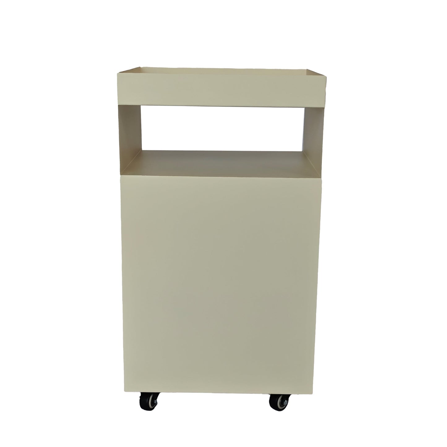 35cm Square Side Table - Ivory White