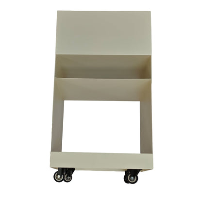 35cm Square Side Table - Ivory White