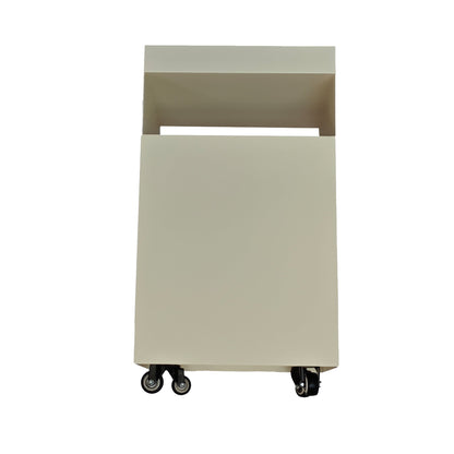 35cm Square Side Table - Ivory White