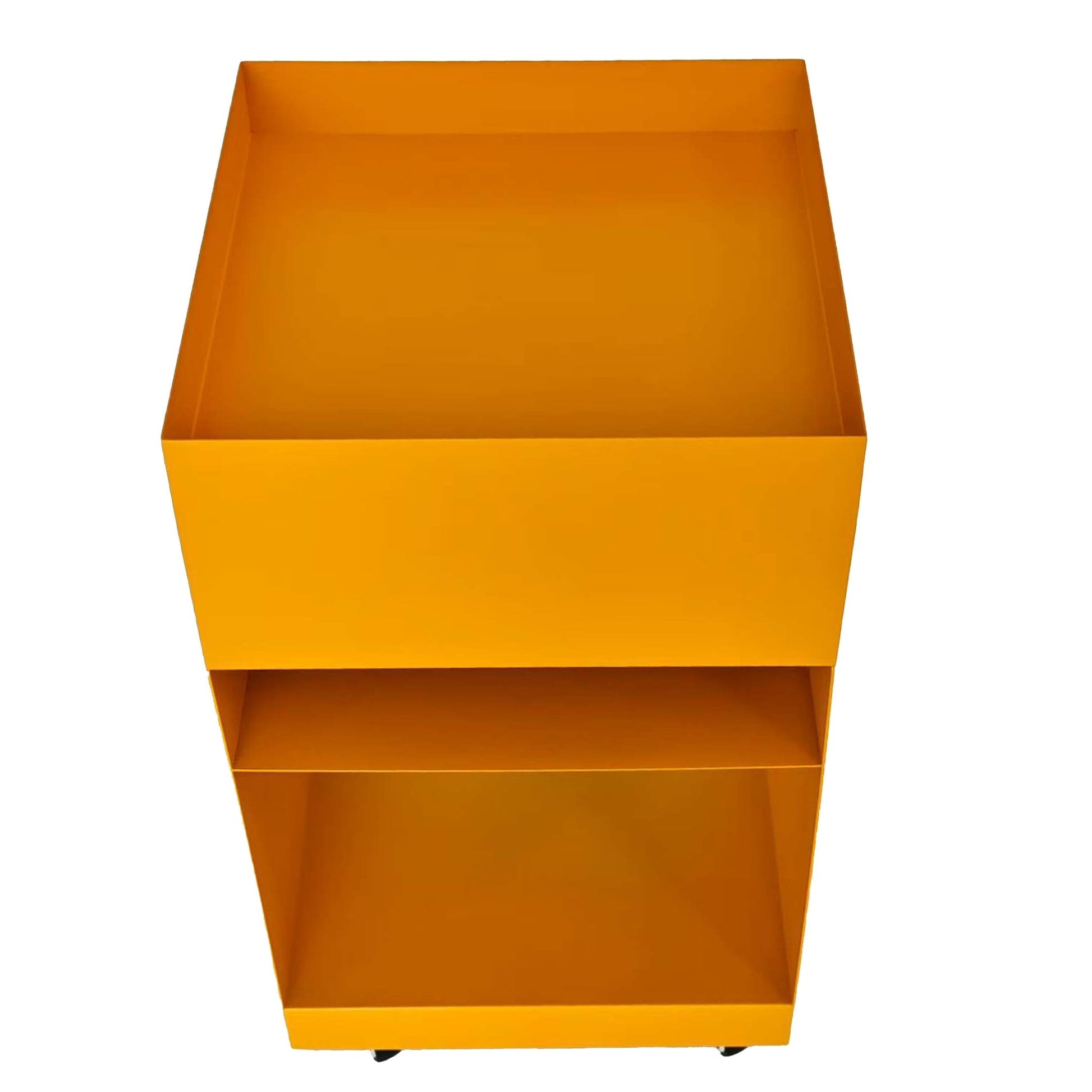 35cm Square Side Table - Sandy Mustard