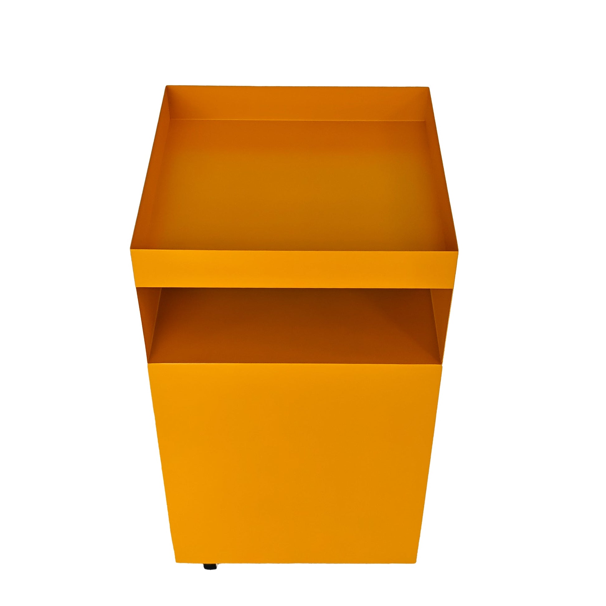 35cm Square Side Table - Sandy Mustard