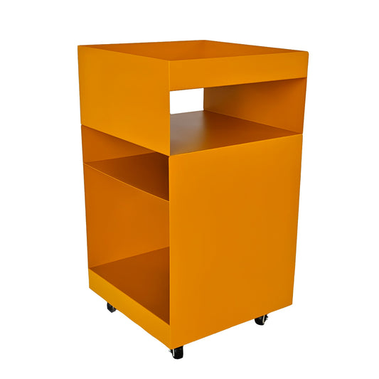 35cm Square Side Table - Sandy Mustard