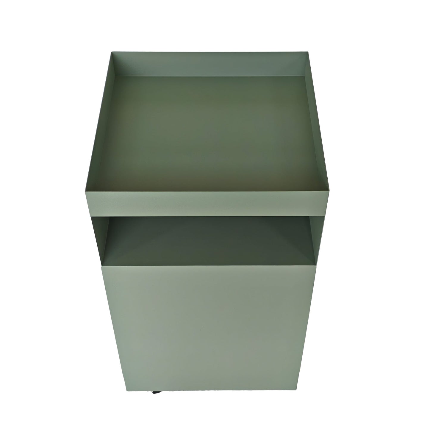 35cm Square Side Table - Sage Green