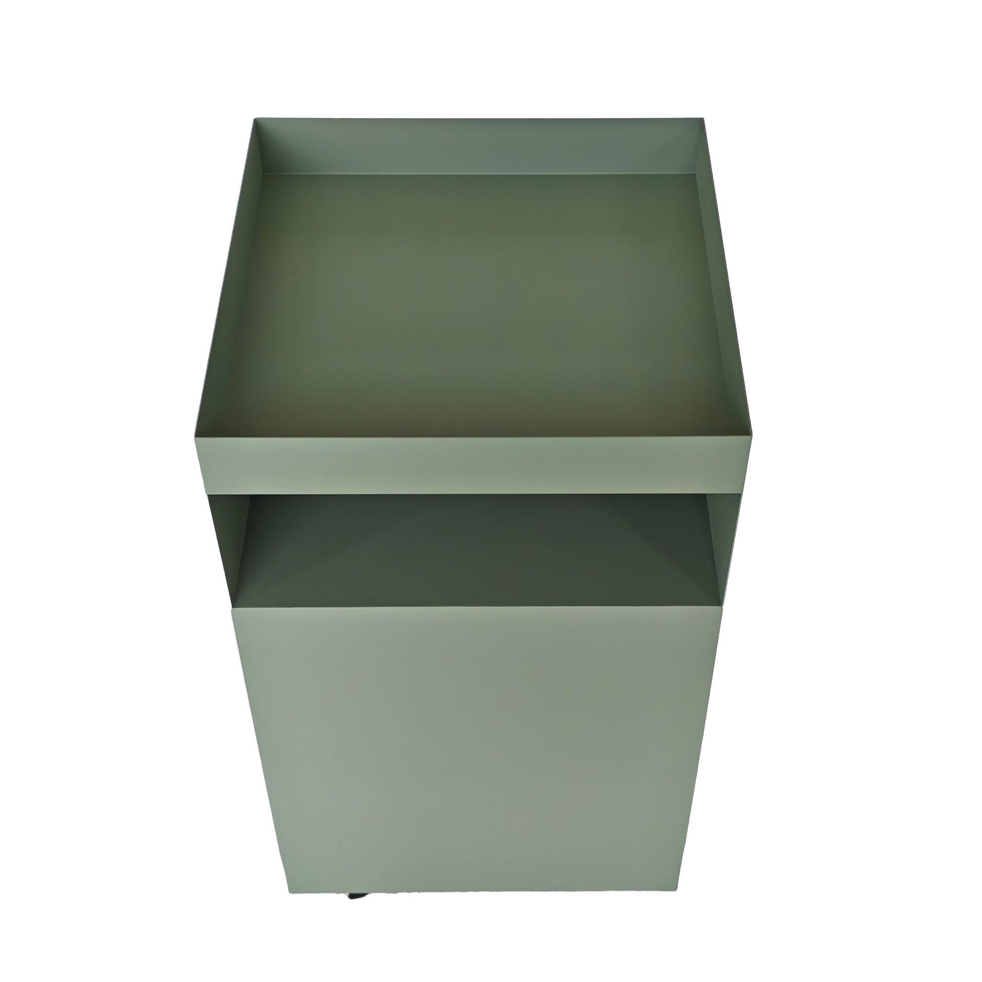 35cm Square Side Table - Sage Green