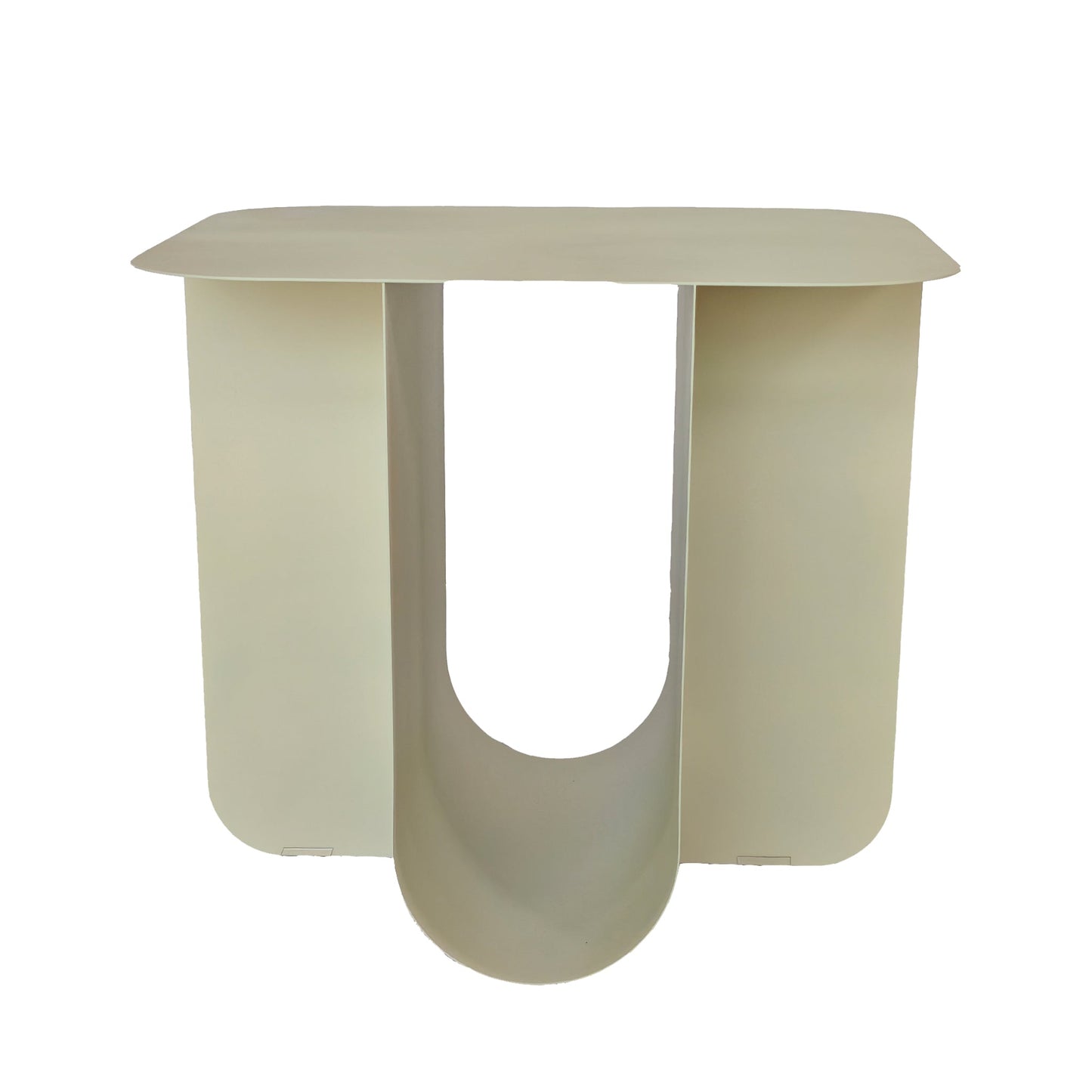 45cm Side Table - Ivory White