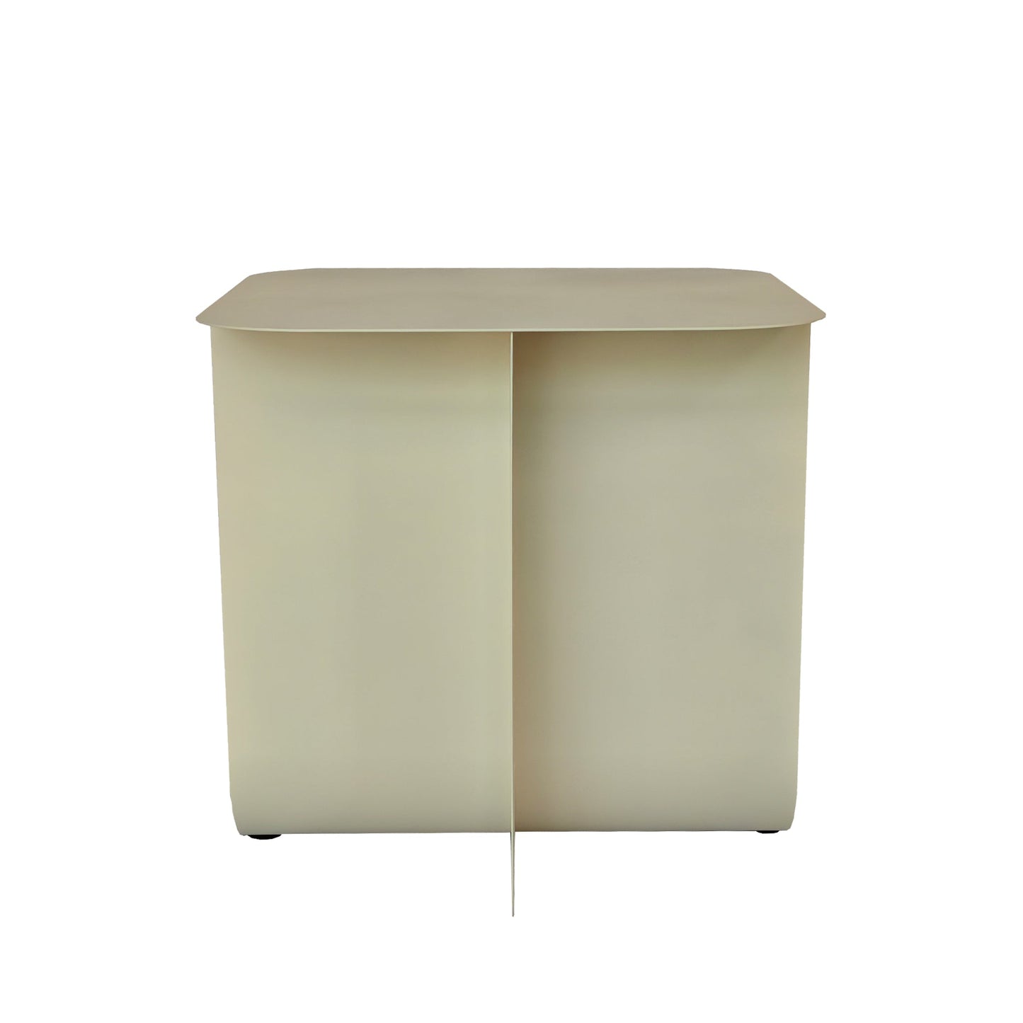 45cm Side Table - Ivory White