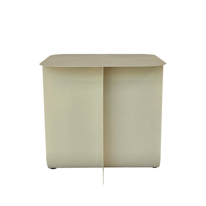45cm Side Table - Ivory White