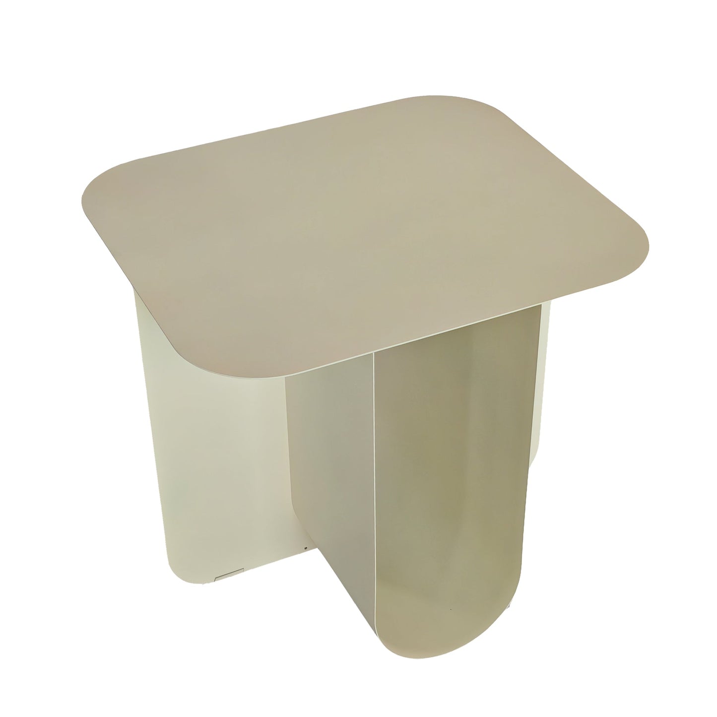 45cm Side Table - Ivory White
