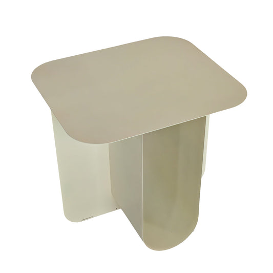 45cm Side Table - Ivory White