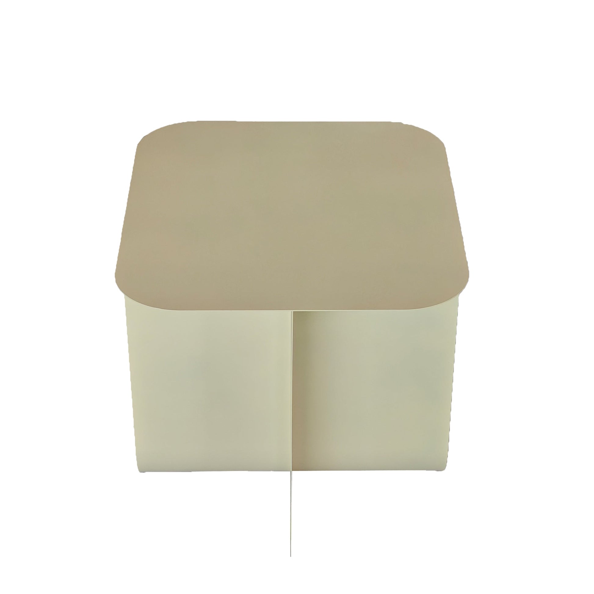 45cm Side Table - Ivory White