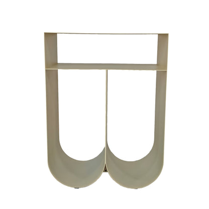 35.5cm Side Table - Ivory White