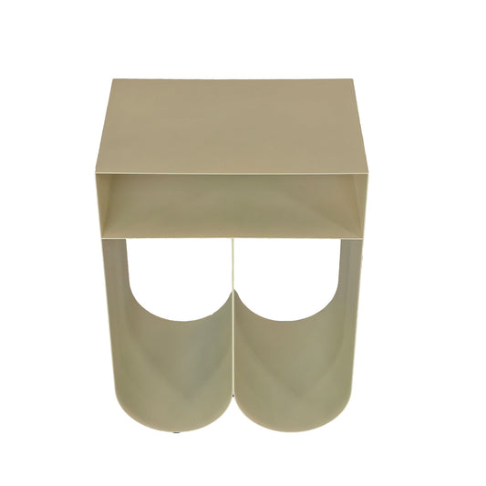 35.5cm Side Table - Ivory White