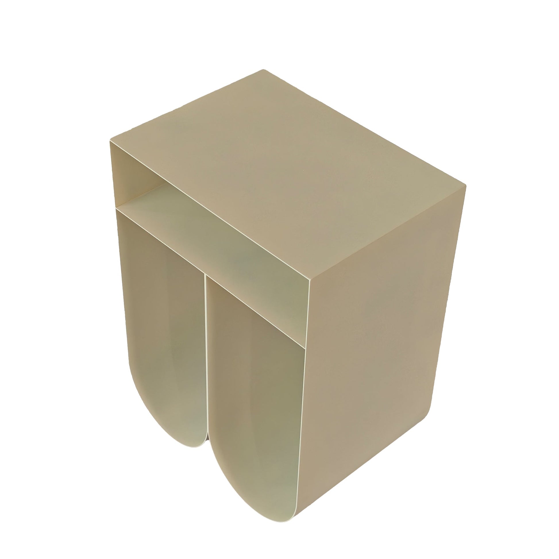 35.5cm Side Table - Ivory White