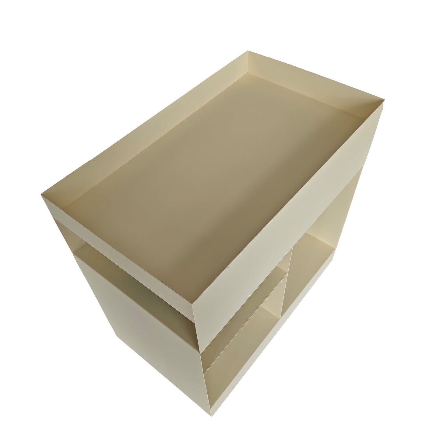 60cm Side Table - Ivory White