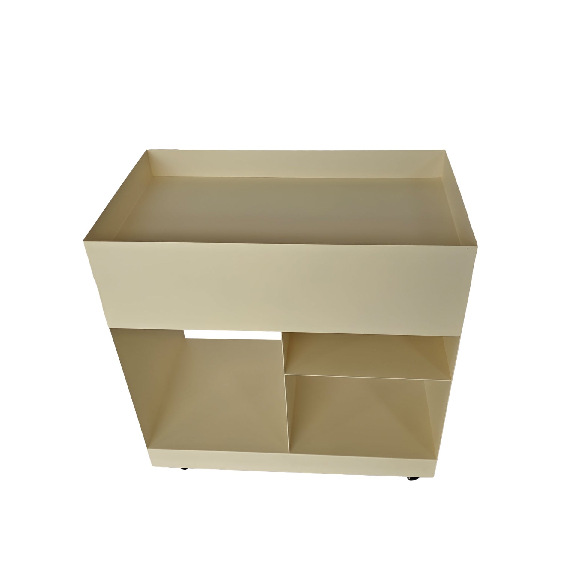 60cm Side Table - Ivory White