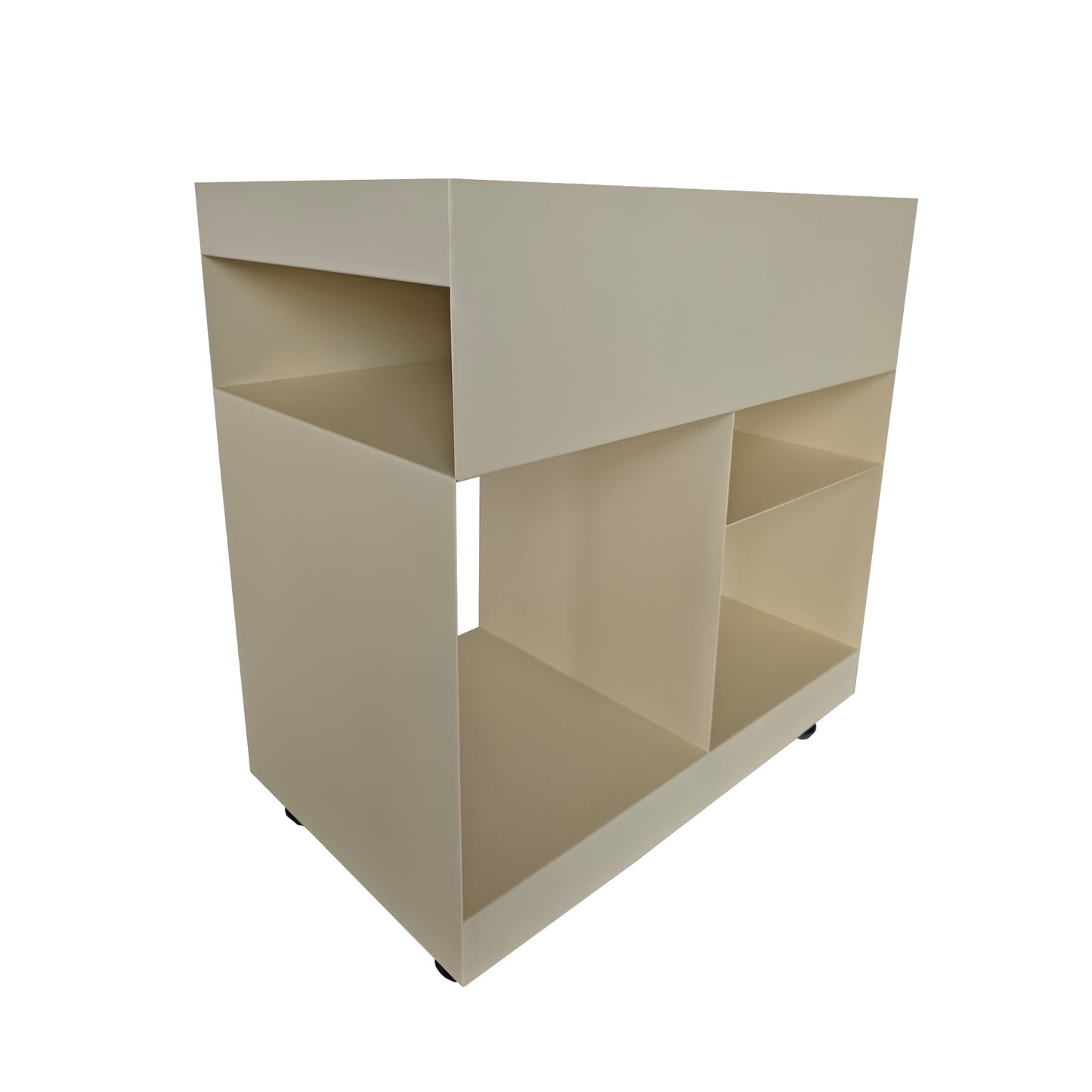60cm Side Table - Ivory White