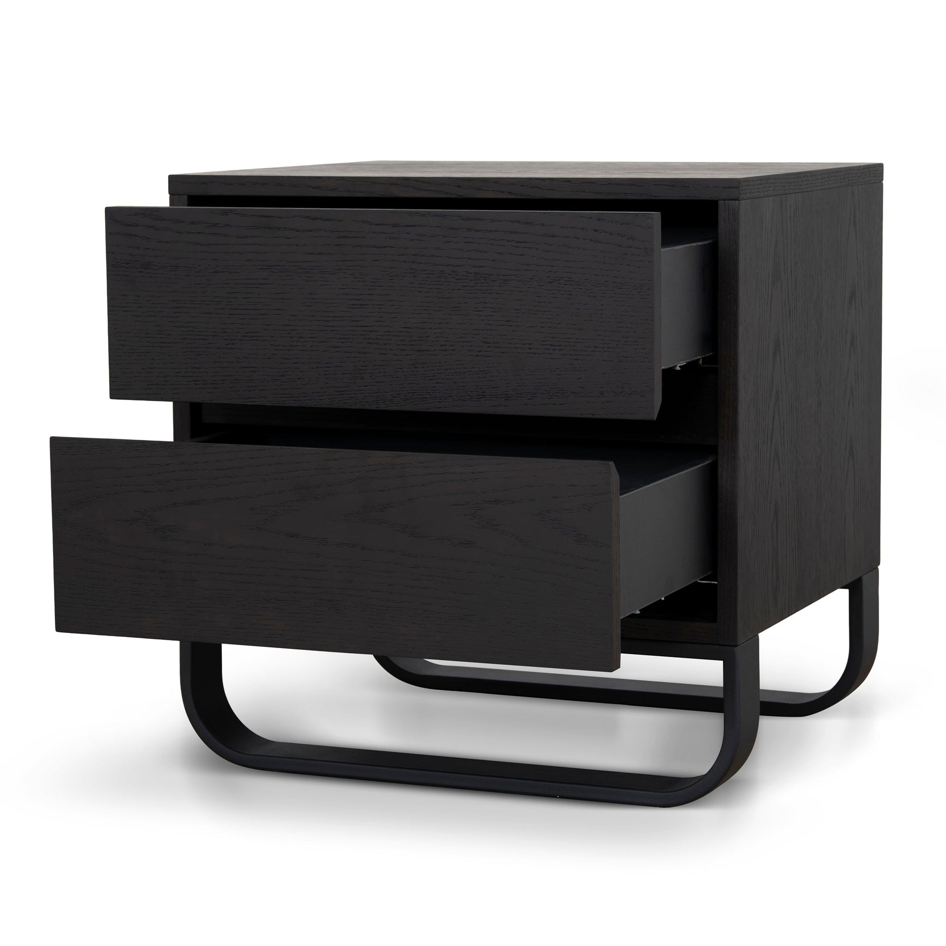 55cm Bedside Table - Dark Walnut