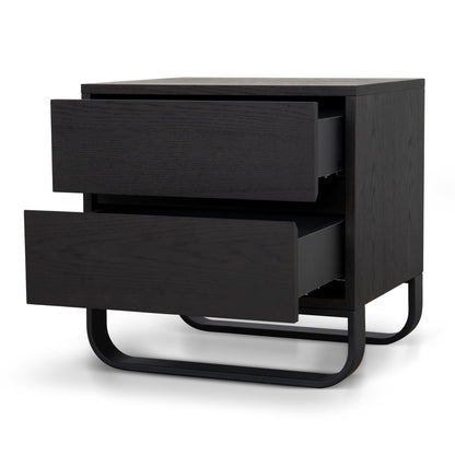 55cm Bedside Table - Dark Walnut