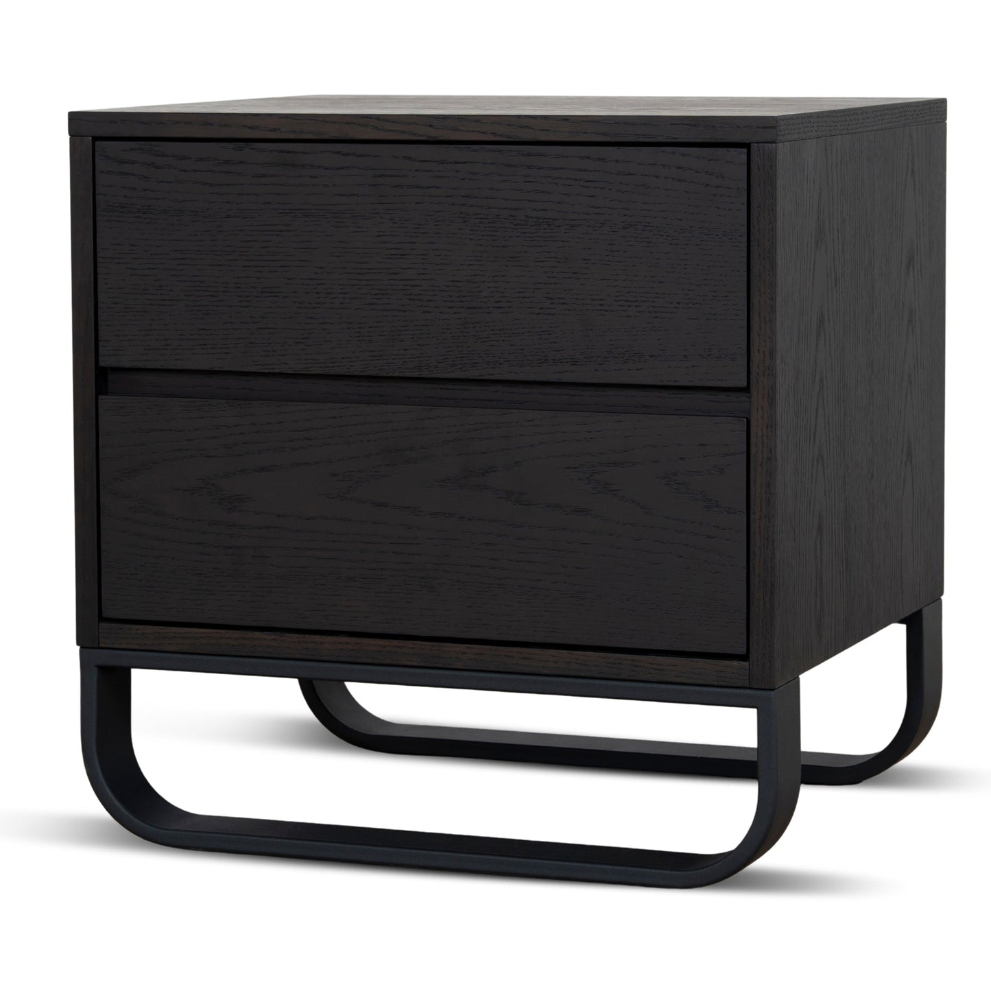 55cm Bedside Table - Dark Walnut