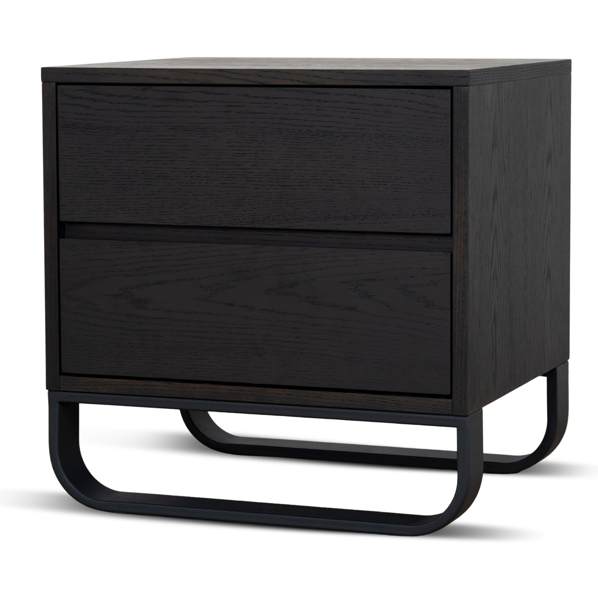 55cm Bedside Table - Dark Walnut