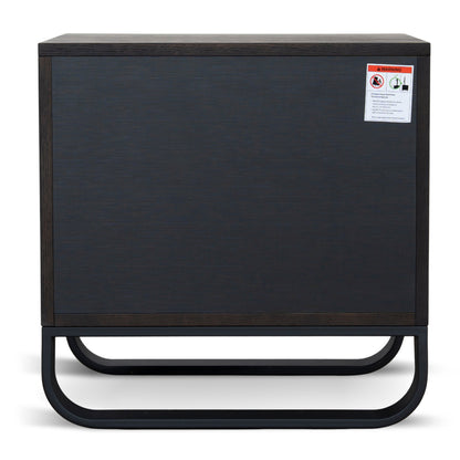 55cm Bedside Table - Dark Walnut