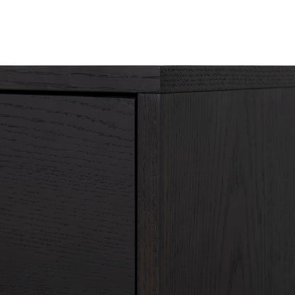55cm Bedside Table - Dark Walnut