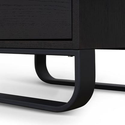 55cm Bedside Table - Dark Walnut