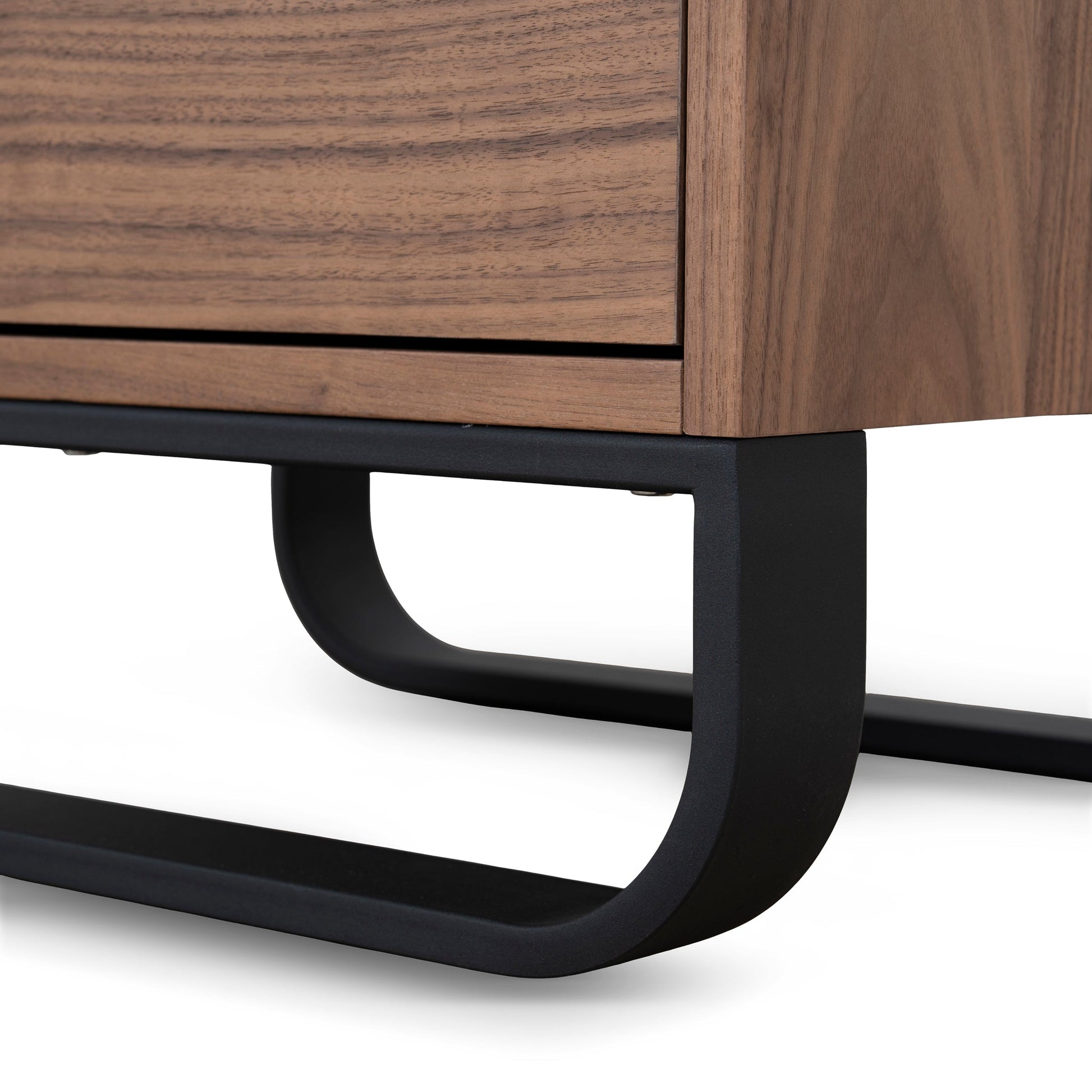 55cm Bedside Table - Walnut