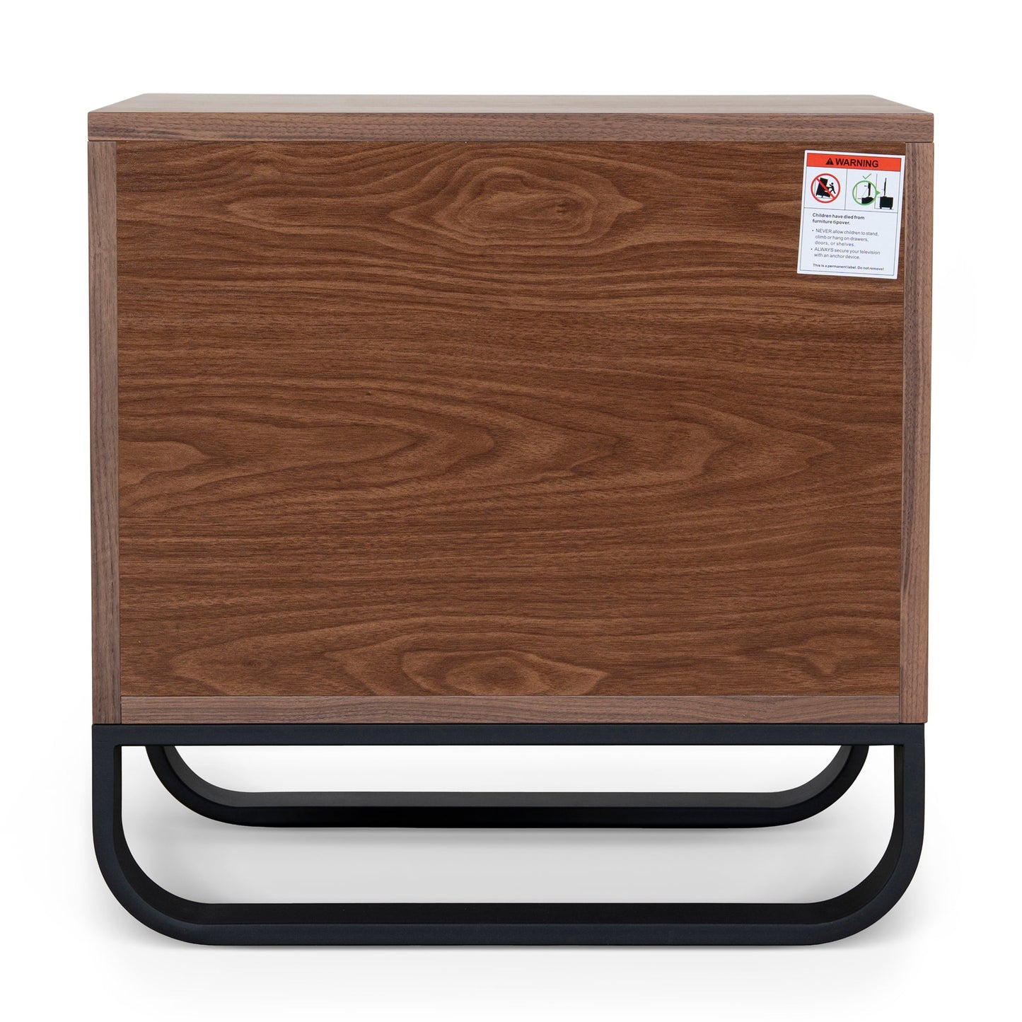 55cm Bedside Table - Walnut