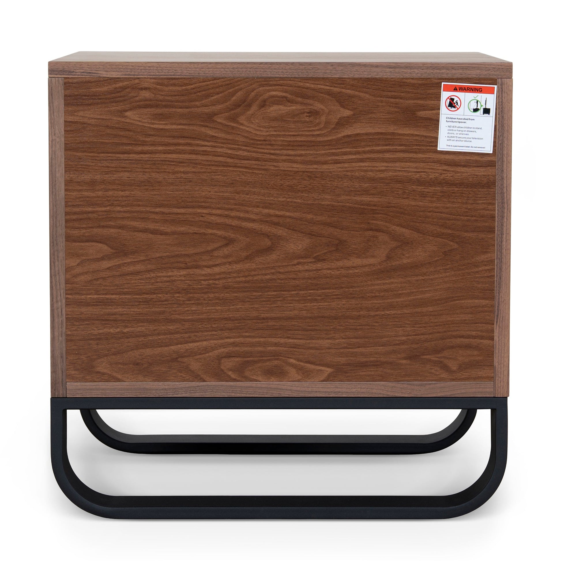 55cm Bedside Table - Walnut