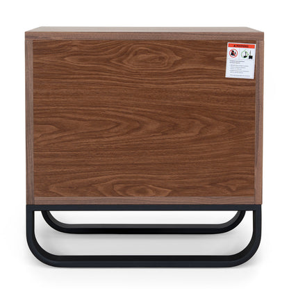 55cm Bedside Table - Walnut