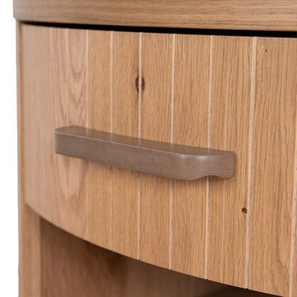 Bedside Table - Knotty Oak