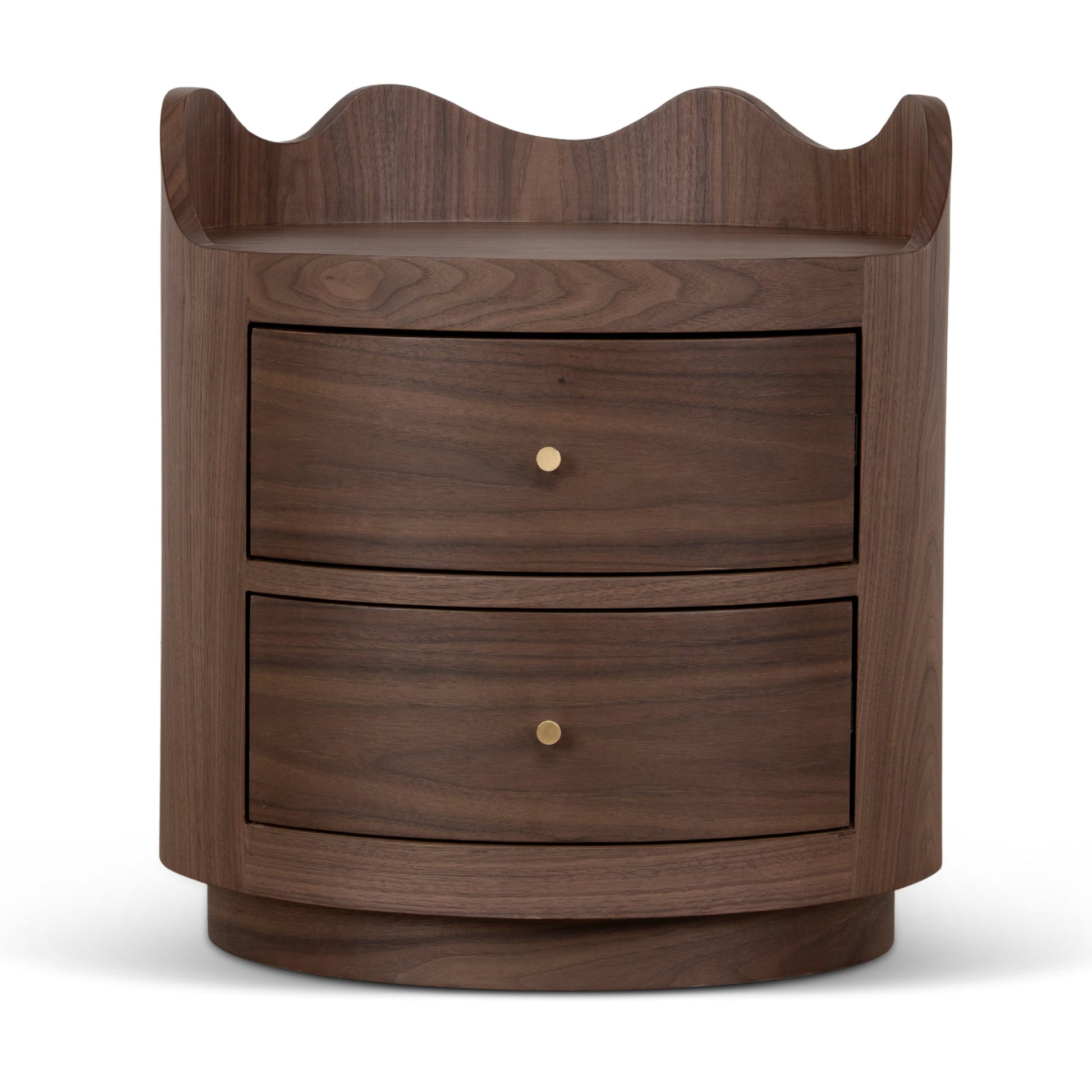 51cm Bedside Table - Walnut