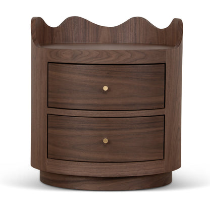 51cm Bedside Table - Walnut