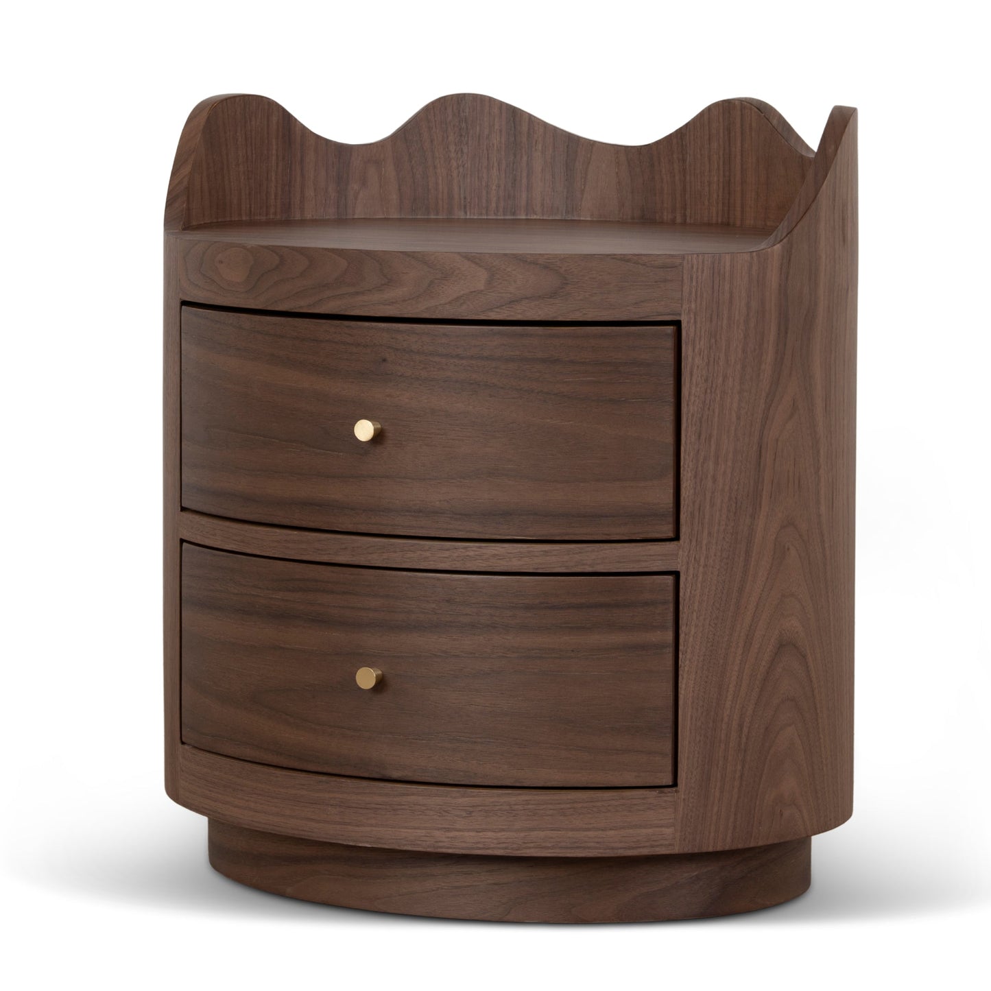 51cm Bedside Table - Walnut