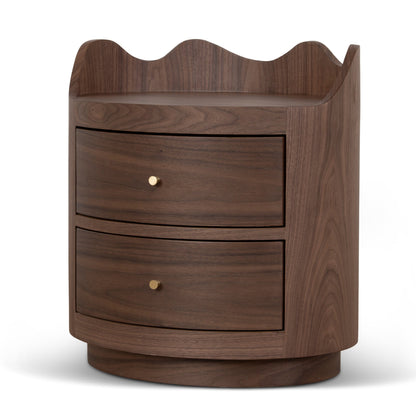 51cm Bedside Table - Walnut