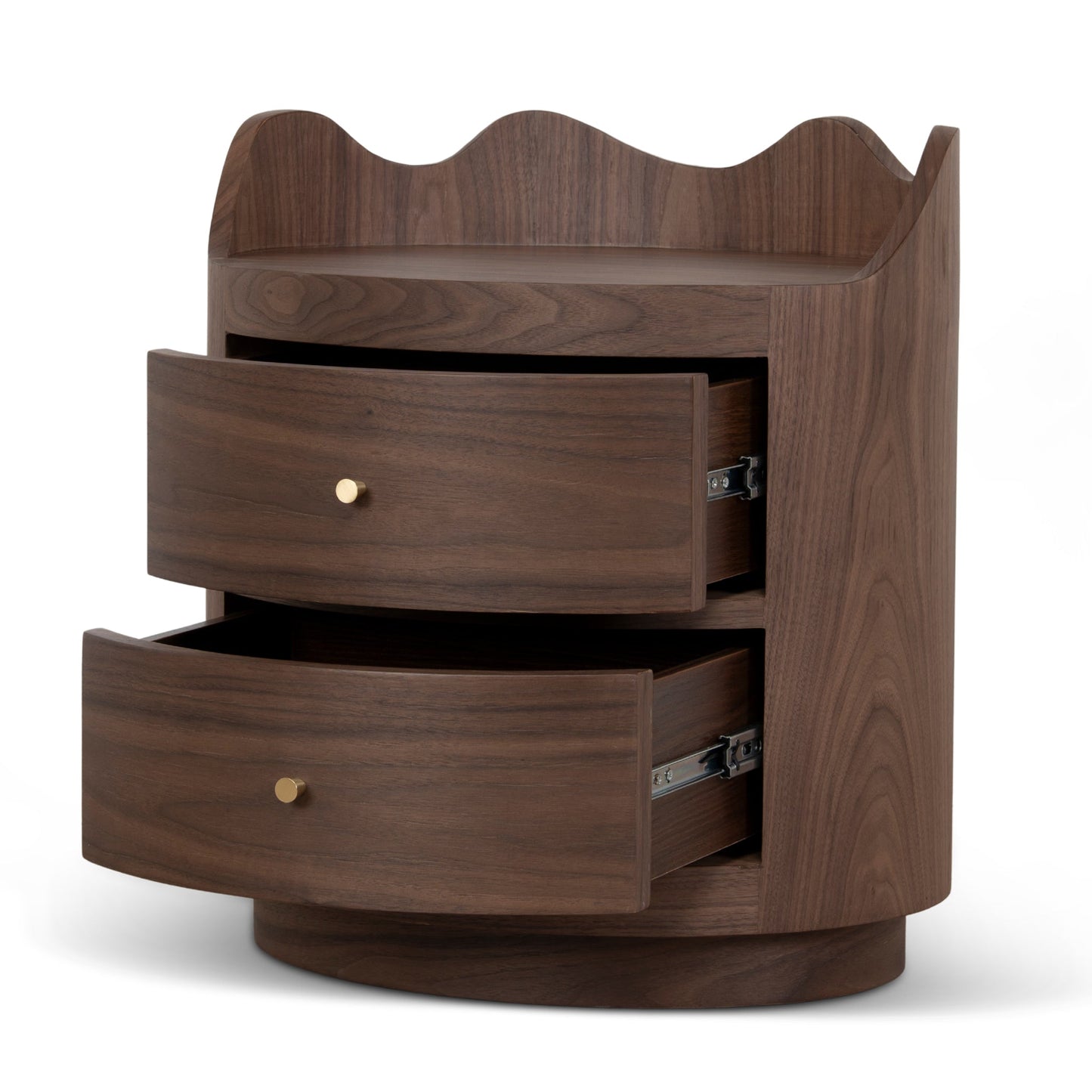 51cm Bedside Table - Walnut