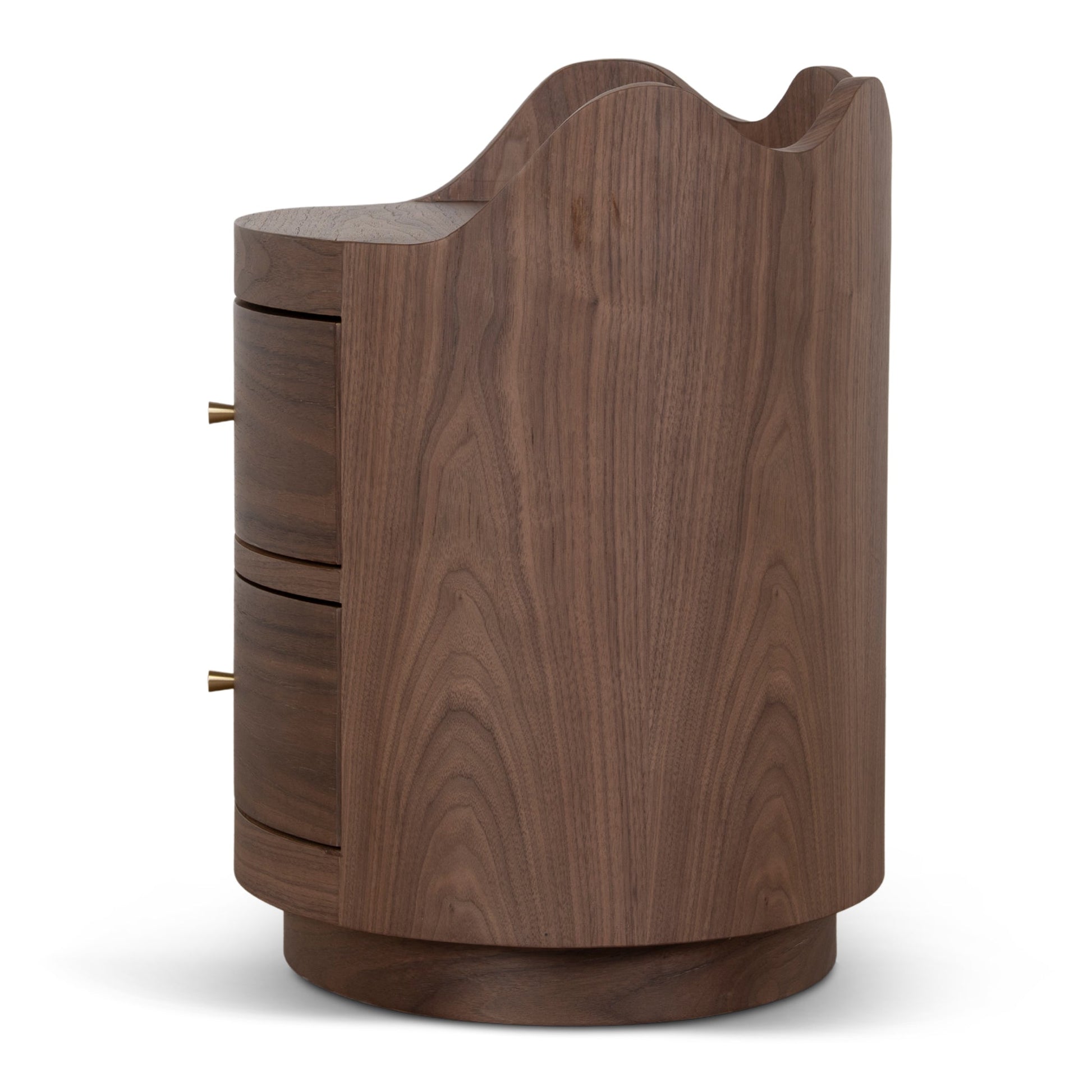 51cm Bedside Table - Walnut