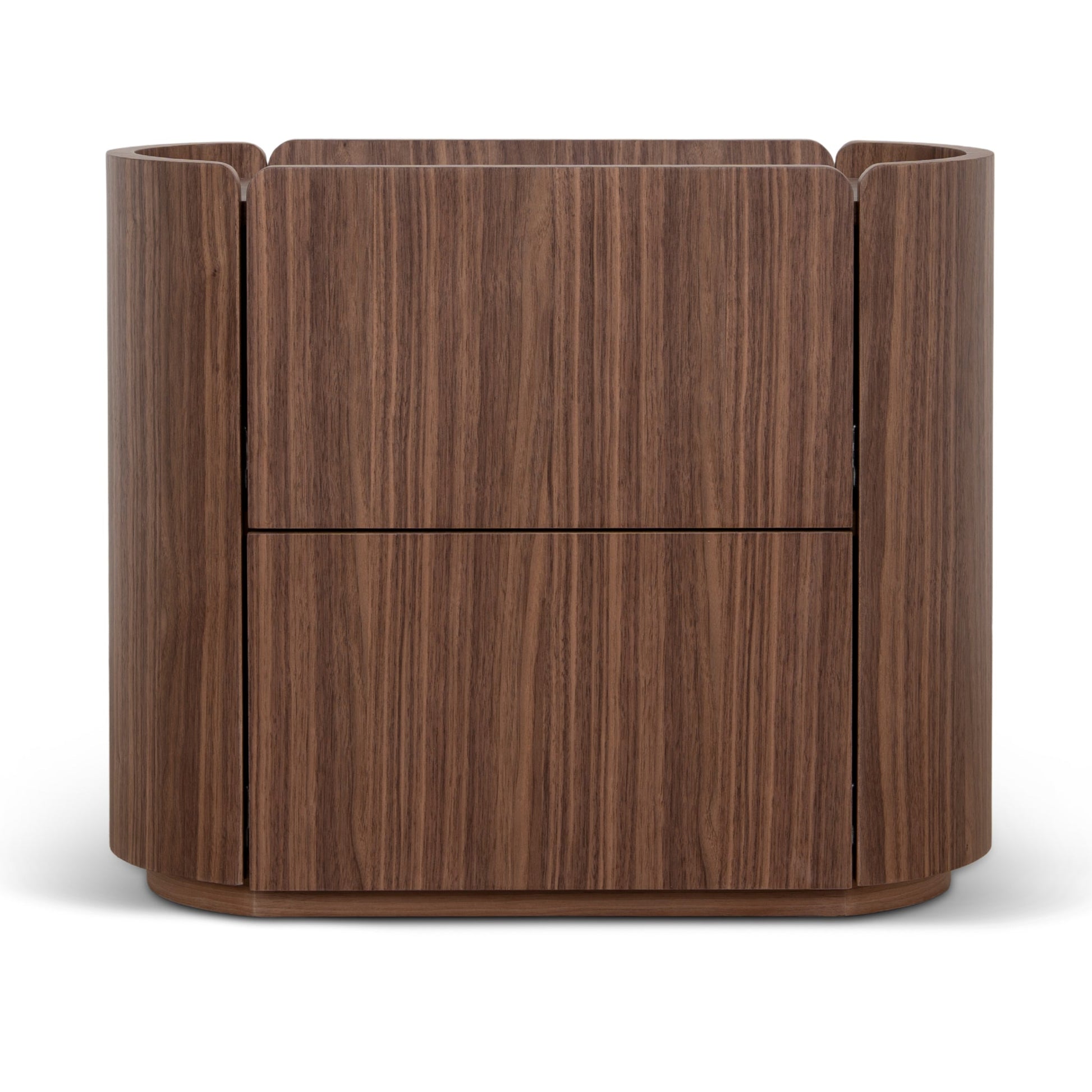 60cm Bedside Table - Walnut