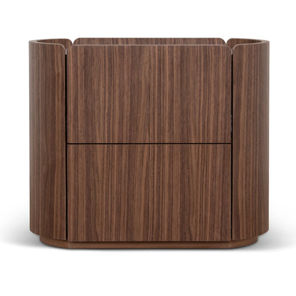60cm Bedside Table - Walnut