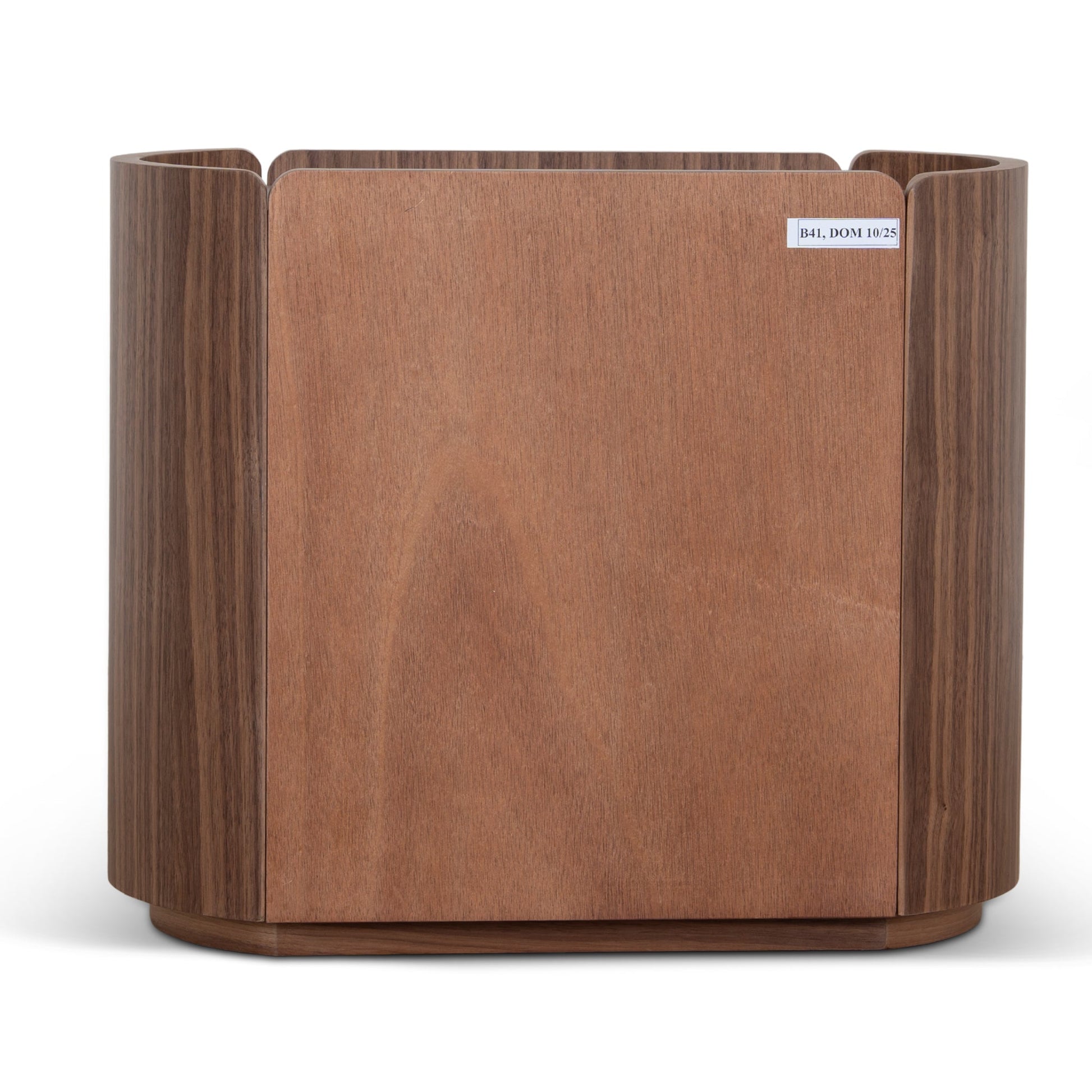 60cm Bedside Table - Walnut