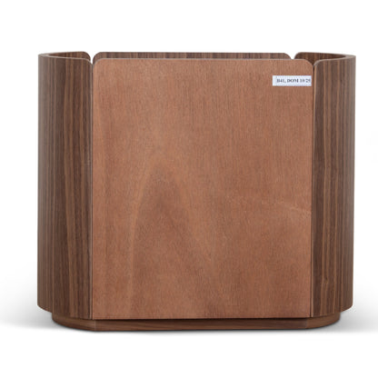 60cm Bedside Table - Walnut
